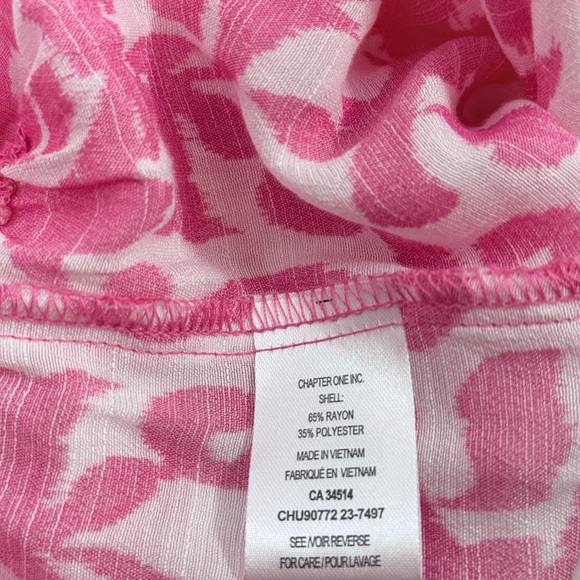 Tamara H. Pink Patterned Women's Top - Picture 6 of 6